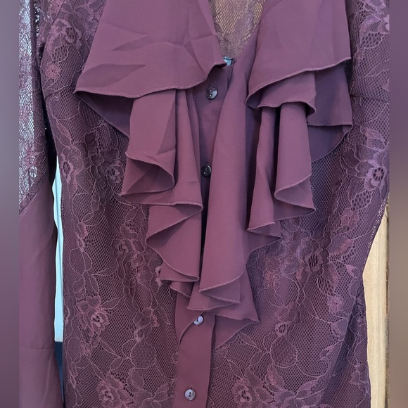 Purple Venus button blouse - Picture 3 of 4